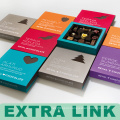 Китай популярные пользовательские печатные логотип специальные ароматизированные шоколадные конфеты в коробке